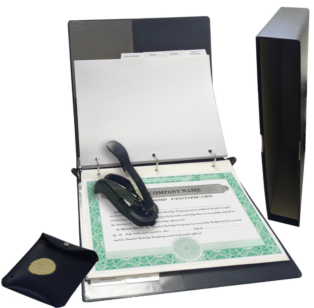 Corporate and LLC Kits. Corporate Book. Digital KIT, Digital SEAL, Embossing Seal